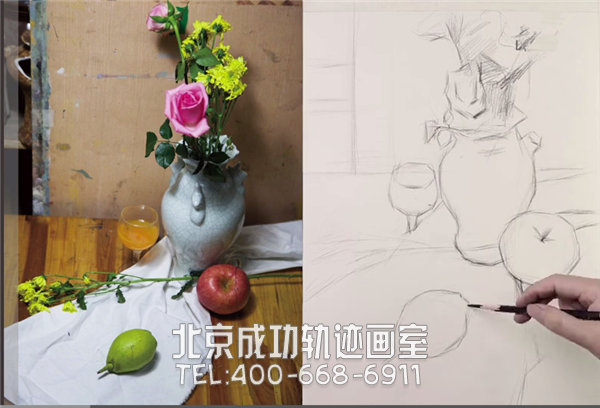 靜物素描步驟