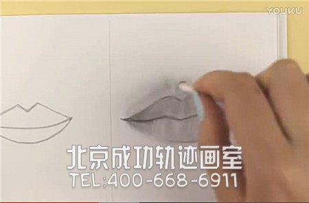 素描入門(mén)：唇部素描的畫(huà)法步驟視頻教程